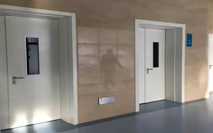 病房鋼制門工地實景